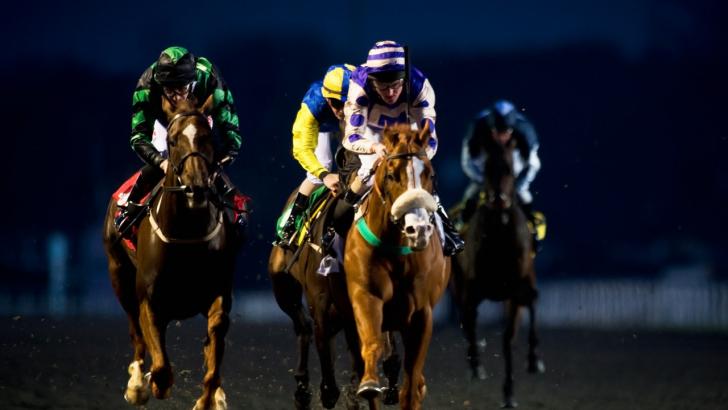 Kempton all-weather horse racing action